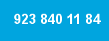 923 840 11 84